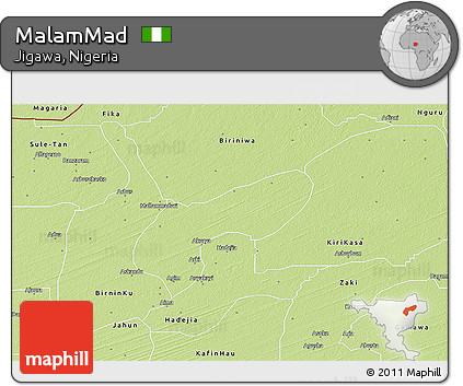 Physical 3D Map of MalamMad