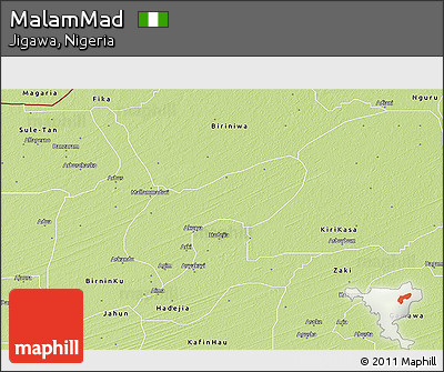 Physical 3D Map of MalamMad