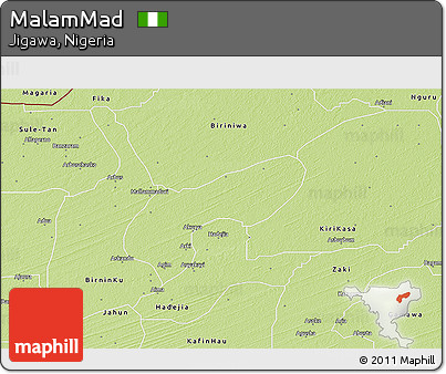 Physical 3D Map of MalamMad