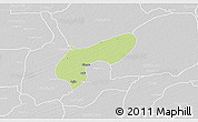 Physical 3D Map of MalamMad, lighten, desaturated
