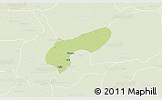 Physical 3D Map of MalamMad, lighten
