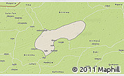 Shaded Relief 3D Map of MalamMad, physical outside
