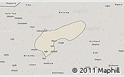 Shaded Relief 3D Map of MalamMad, semi-desaturated