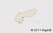 Shaded Relief 3D Map of MalamMad, single color outside