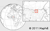 Blank Location Map of MalamMad
