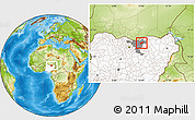 Physical Location Map of MalamMad, highlighted country, highlighted parent region
