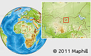 Physical Location Map of MalamMad