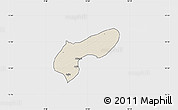 Shaded Relief Map of MalamMad, single color outside