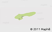 Physical Panoramic Map of MalamMad, cropped outside