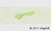 Physical Panoramic Map of MalamMad, lighten