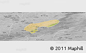 Satellite Panoramic Map of MalamMad, desaturated