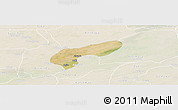 Satellite Panoramic Map of MalamMad, lighten