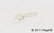 Shaded Relief Panoramic Map of MalamMad, lighten
