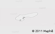 Silver Style Panoramic Map of MalamMad, single color outside