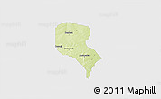 Physical 3D Map of Roni, single color outside
