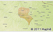 Satellite 3D Map of Roni, physical outside