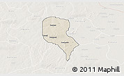 Shaded Relief 3D Map of Roni, lighten