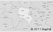 Silver Style 3D Map of Roni