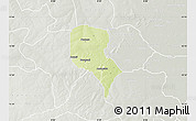 Physical Map of Roni, lighten, semi-desaturated