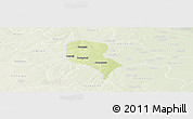 Physical Panoramic Map of Roni, lighten