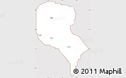 Classic Style Simple Map of Roni, cropped outside