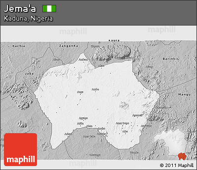 Gray 3D Map of Jema'a
