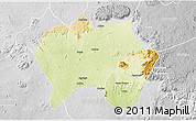 Physical 3D Map of Jema'a, lighten, desaturated