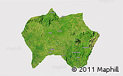 Satellite 3D Map of Jema'a, cropped outside