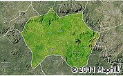 Satellite 3D Map of Jema'a, semi-desaturated