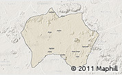 Shaded Relief 3D Map of Jema'a, lighten