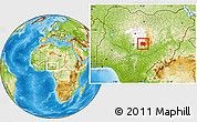 Physical Location Map of Jema'a, highlighted parent region