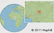 Savanna Style Location Map of Jema'a