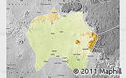 Physical Map of Jema'a, desaturated