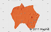 Political Map of Jema'a, single color outside