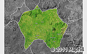 Satellite Map of Jema'a, desaturated