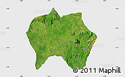 Satellite Map of Jema'a, single color outside