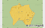 Savanna Style Map of Jema'a, single color outside