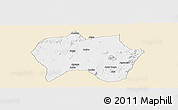 Classic Style Panoramic Map of Jema'a, single color outside