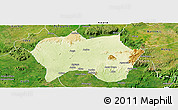 Physical Panoramic Map of Jema'a, satellite outside