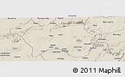 Shaded Relief Panoramic Map of Jema'a