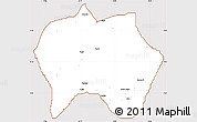 Classic Style Simple Map of Jema'a, cropped outside