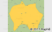 Savanna Style Simple Map of Jema'a