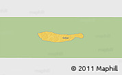 Savanna Style Panoramic Map of Bichi, single color outside