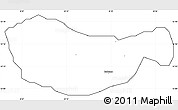 Blank Simple Map of Bichi, cropped outside