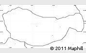 Blank Simple Map of Bichi, no labels