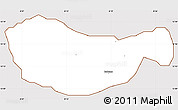 Classic Style Simple Map of Bichi, cropped outside