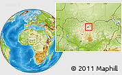 Physical Location Map of Gezawa, highlighted parent region