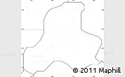 Blank Simple Map of Gezawa, no labels