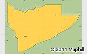 Savanna Style Simple Map of Gwarzo, cropped outside