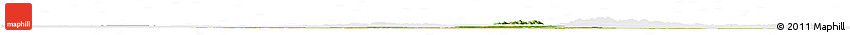 Satellite Horizon Map of Kano, single color outside